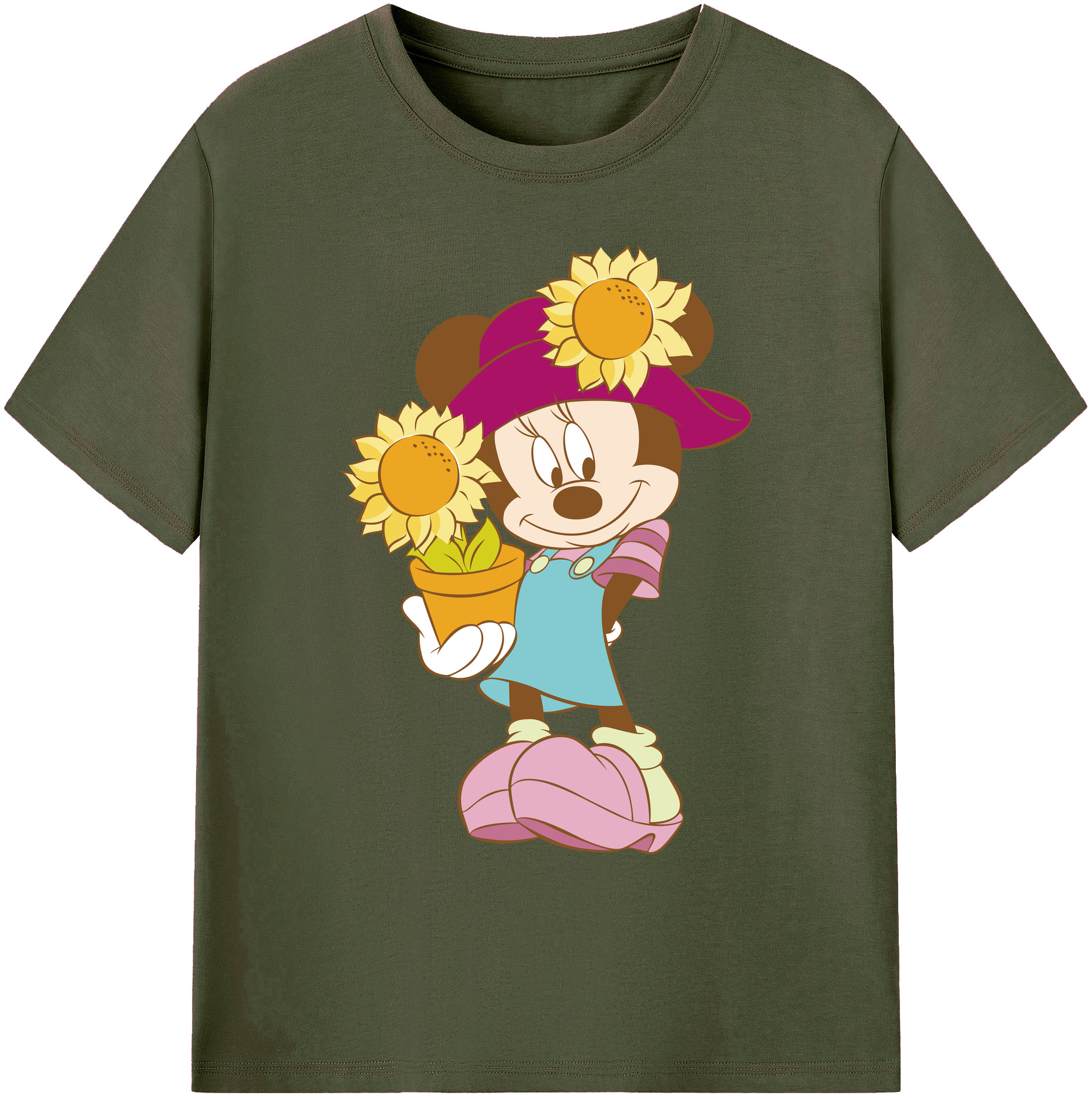 ミッキーマウス Mickey Mouse 綿100％ メンズ半袖Tシャツ｜肌触りやわらか＆通気性